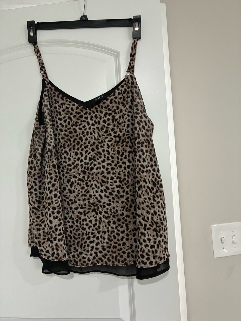 torrid Leopard Print Cami in Brown and Black size 1